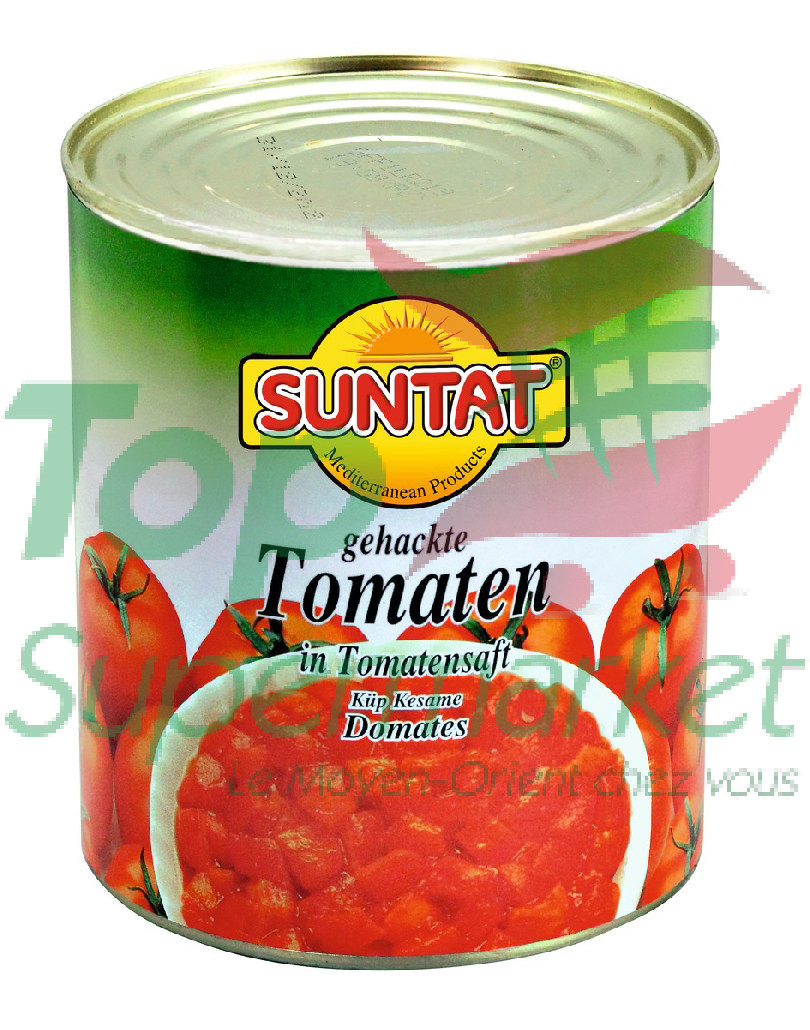 Suntat tomates coupées en dés 800gr